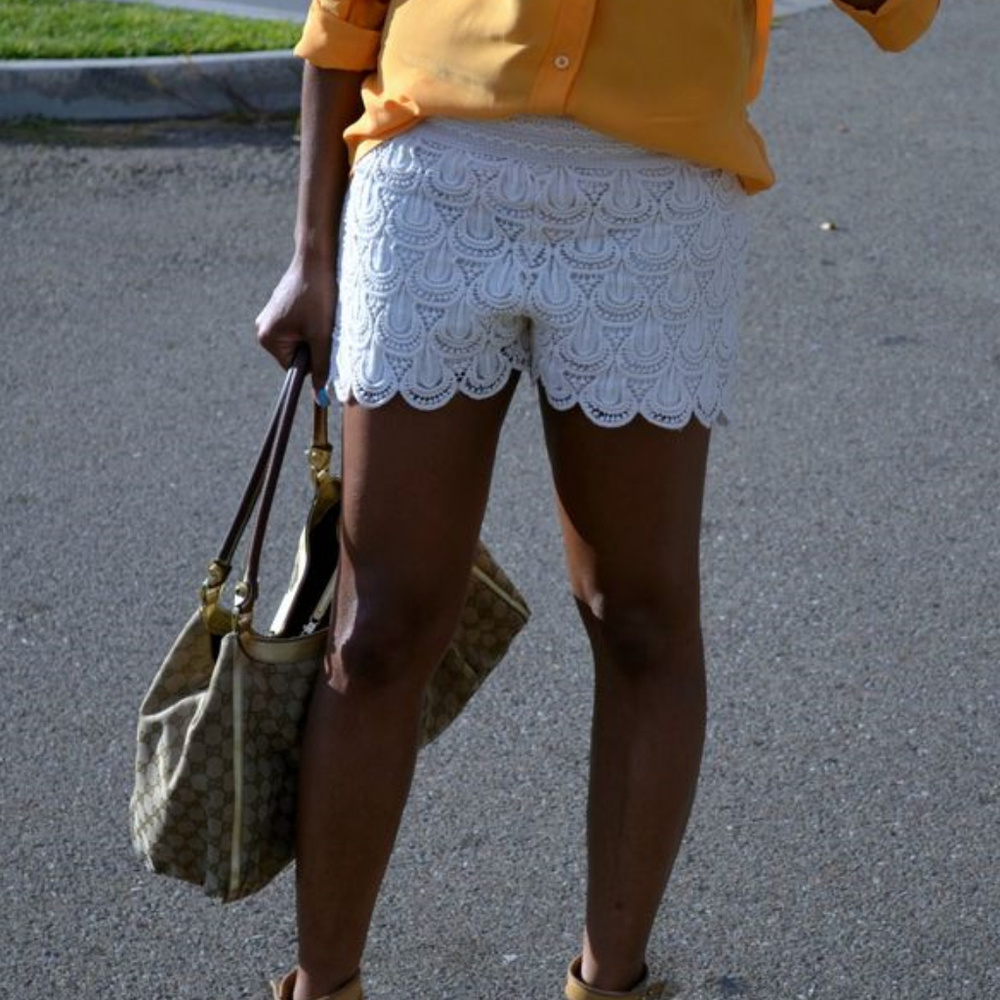 Scallop Lace Shorts